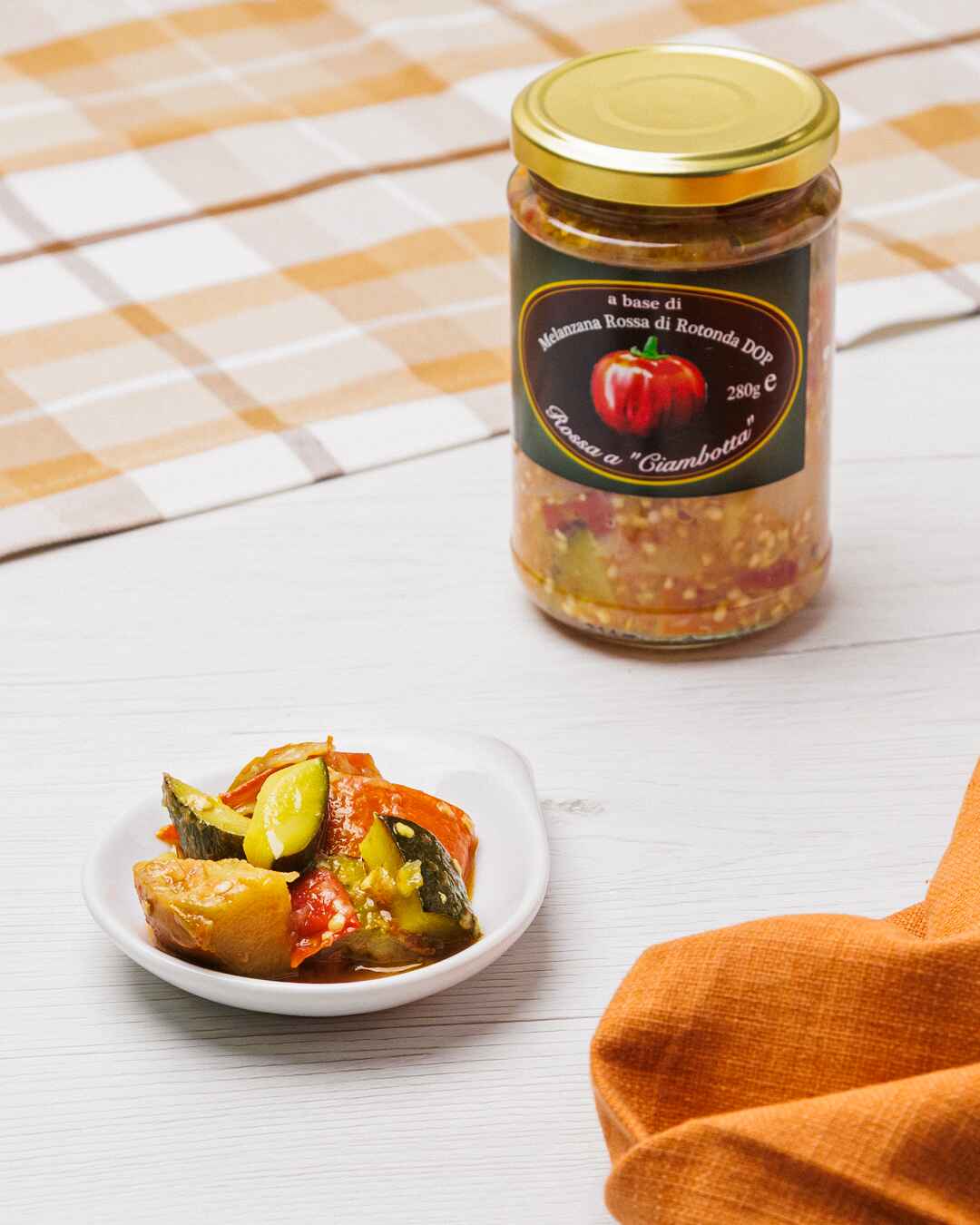 Melanzana rossa di rotonda dop a ciambotta